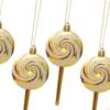 4 шт. подвесное украшение на рождественскую елку Lollipop креативный рождественский кулон для