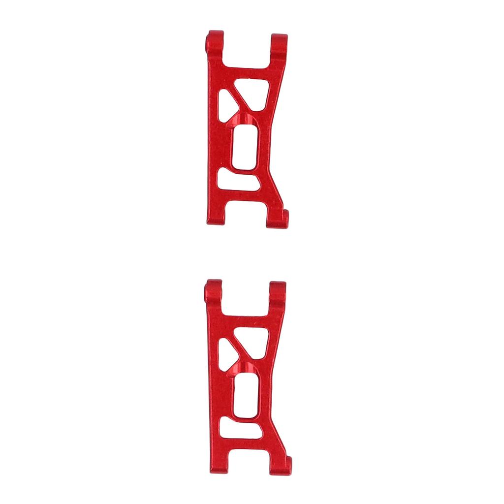 2PCS Front Lower Suspension Arms Set Alloy RC Front Lower Arm Replacement for 1 24 RC Car Upgrade Parts Red