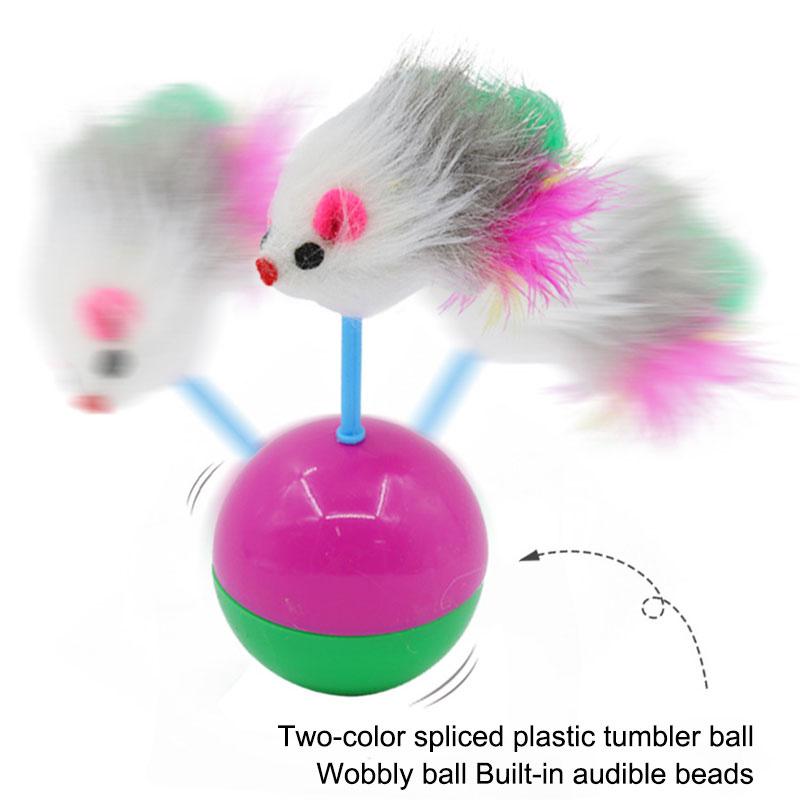 Игрушки для кошек Tumbler Mouse Игрушки для домашних животных Игрушка Roly Poly