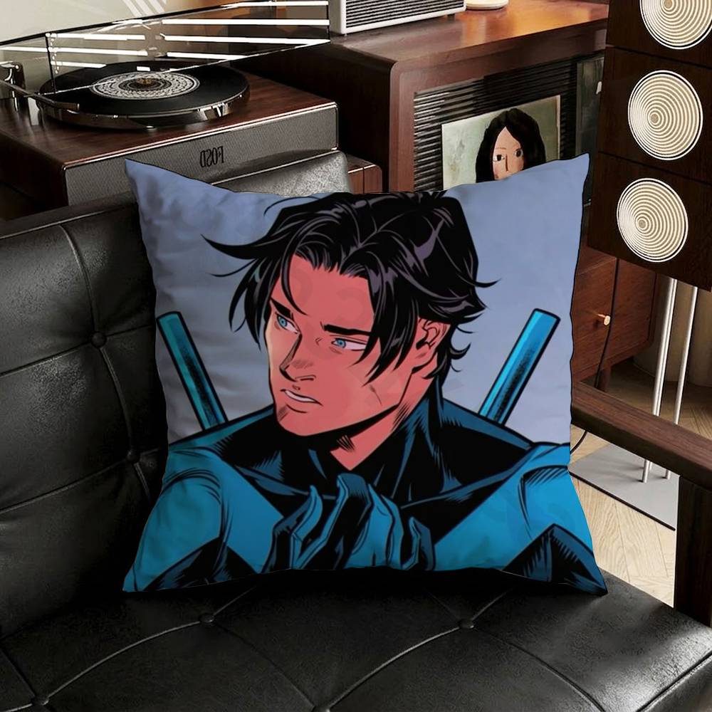 Cute DDick Grayson Pillow Case Pillow Case Living Room Sofa Cushion Cover Suitable For Home Bedroom Room Decoration