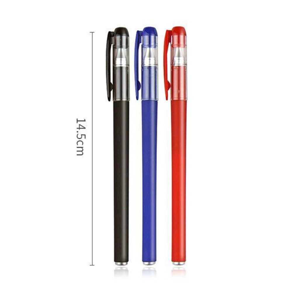 10PCS Stationery Gel Pen Black/Red/Blue Ink Neutral Pen Students Gift Writing Tools Students