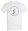 Ring Text T-Shirt Lord of Sam Frodo the Rings Inscription Mordor Sauron