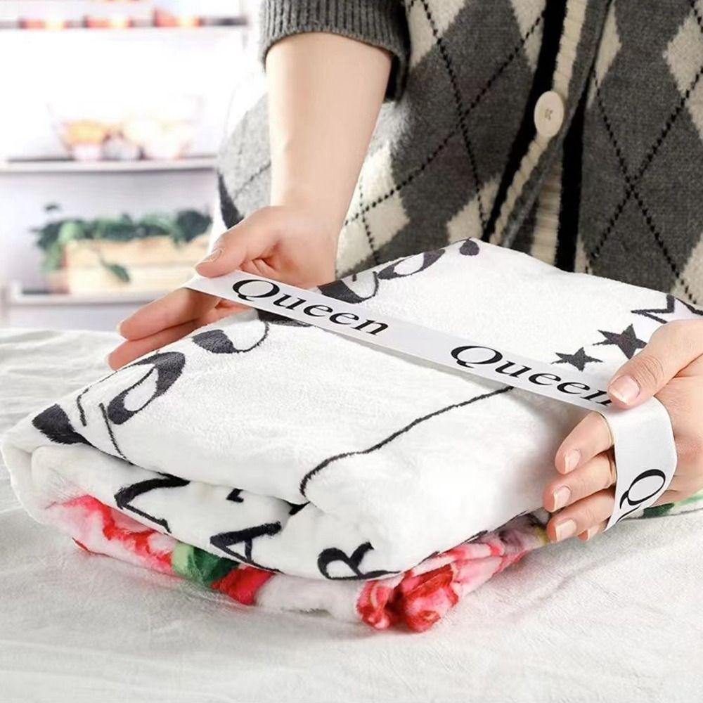 King Twin Full Queen Sheet Straps Closet Organization Bed Sheets Storage Bands Sheet Organizer Belt