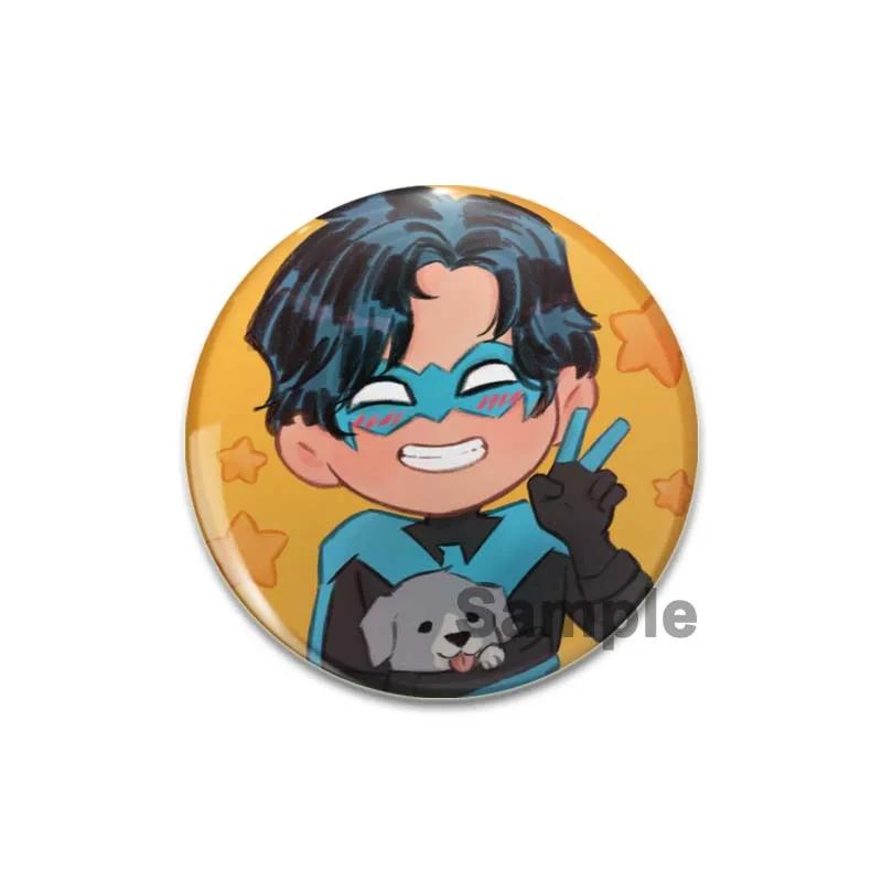 32/44/58 мм значок на лацкан в виде утки в стиле панк, значок в виде книжного червя, брошь в виде лягушачьего пальца, бобы, для рюкзака, одежды, эмалевые булавки ручной работы, украшения в стиле аниме, подарки