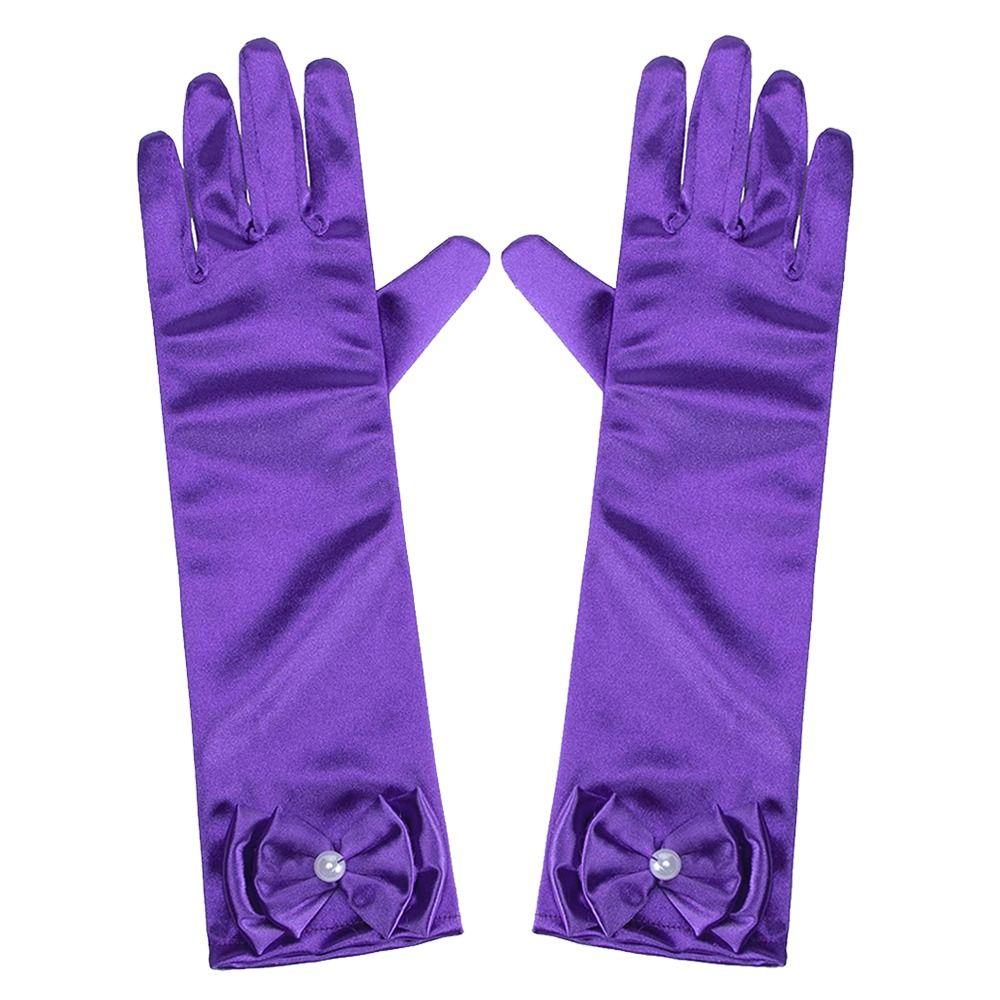 Танцевальное представление, юбка принцессы, аксессуары, сценические перчатки, варежки с длинными пальцами, детские длинные перчатки