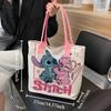 Disney Сумка через плечо Stitch Casual с застежкой-молнией, для поездок на работу, покупок, подарков