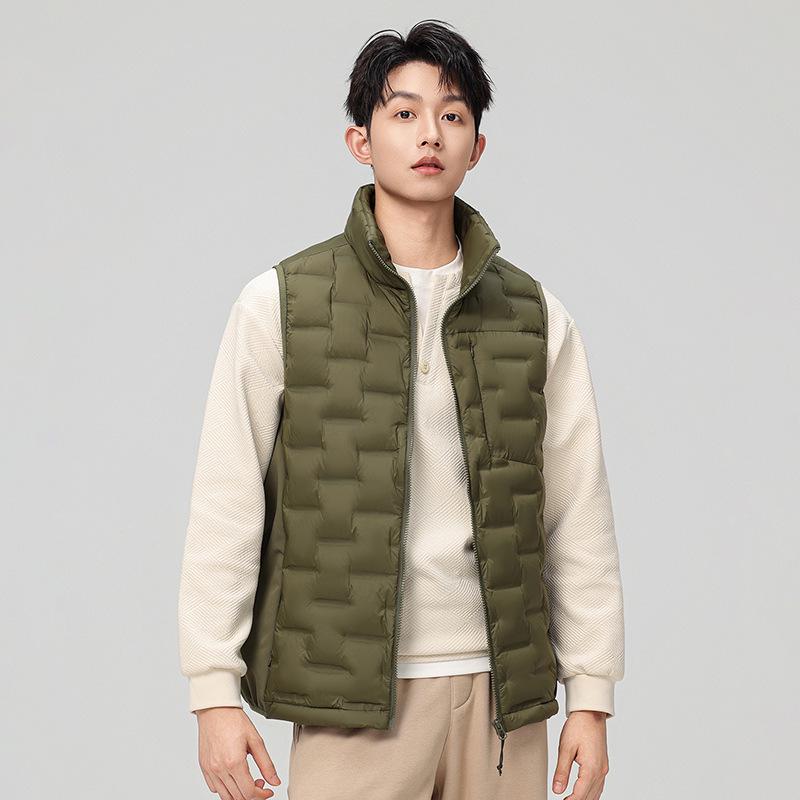 Unisex High-End Lightweight Down Vest, Outdoor Sports, 90% White Duck Down Jacket.