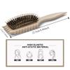 Curls Define Styling Brush Boar Bristle Detangling Hair Brush Tangled Hair Comb Shaping Defining Curls Barber Salon Styling Tool