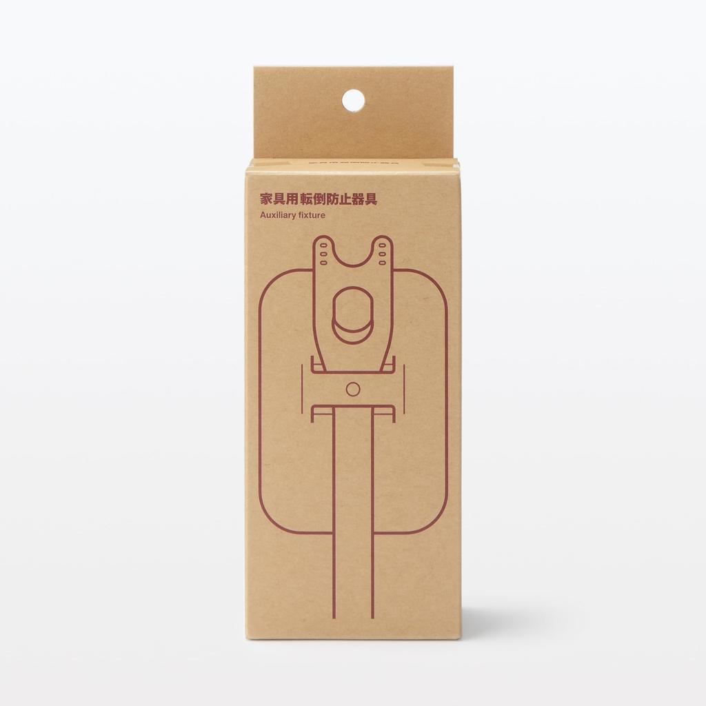 MUJI Мебель Защита KE2S8A3A Устройство от опрокидывания, Белый/Серый,