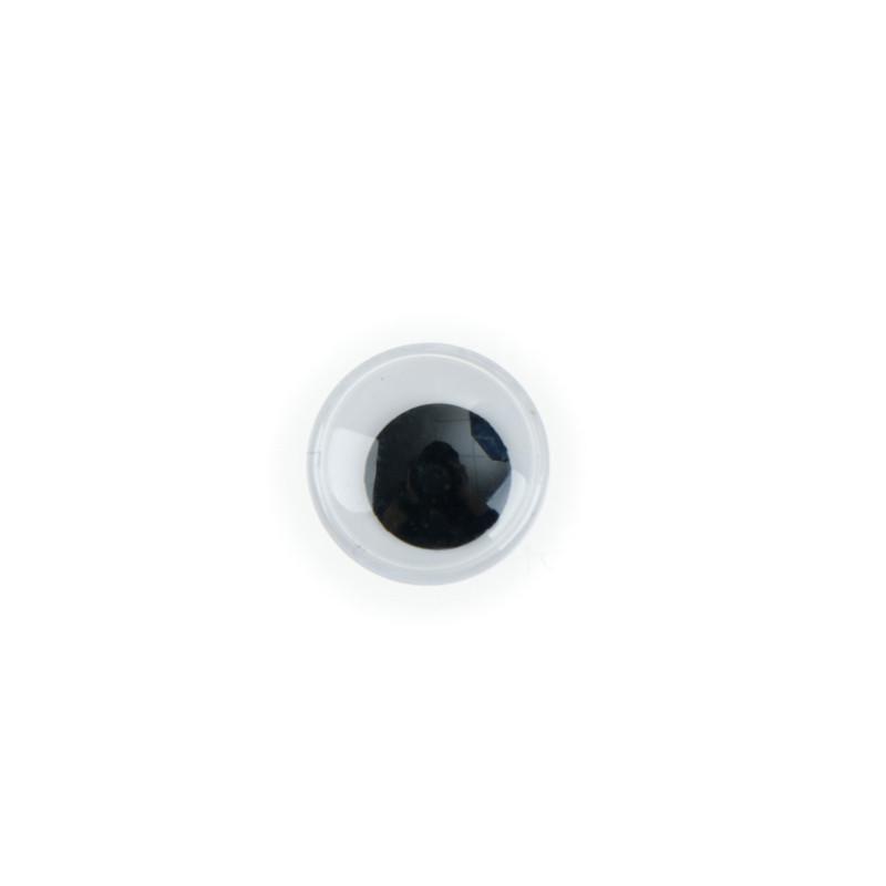 100 шт. 6-15 мм пластиковые самоклеящиеся глаза Googly Eyes для кукол «сделай сам», детские поделки