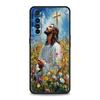 Стих из Христианской Библии Иисус Для Realme GT Neo 2 3 3T 5 Чехол Для Realme 12 11 5G 10 9 8 5G 7 6 GT5 GT3 Pro C25 C35 Чехол