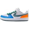 Кроссовки для детей Nike Court Borough Low Recraft PS Белый Малахитовый Синий Сине-Кристальный Минеральный Сланцевый DV5457-140