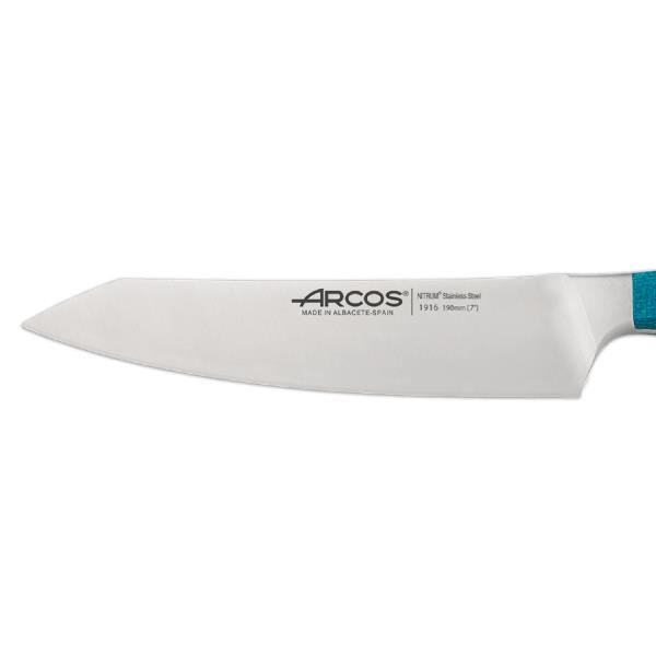 Couteau Santoku - ARCOS - Brooklyn - 19 cm - Acier inoxydable - Garantie 10 ans