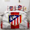 Size 3D Printed Football Club Standard Bedding Three-Piece Quilt Cover Pillowcase