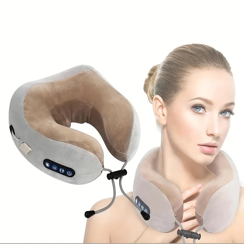 1Pc Neck Massager - Pillow USB Charging - Ideal for Travel, Office or Family Relaxation - Top Choice for Holiday Gifts