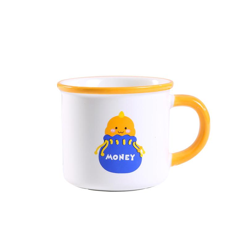 Детская керамическая чашка на день рождения в подарок, мультяшная кружка с динозавром, рекламный сувенир, подарок, чашка для воды, чашка для фестиваля
