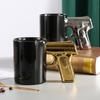 Creative Novelty Ceramic 350ml Coffee Mug With Gun Handle Personality 3D Gun Shape Milk Drink Water Mugs For Men Amazing Gifts
