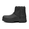 Leather Minimalist Fashion Ankle Boots Men Boots Black 1135312-BLLE