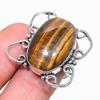 Tiger Eye Handmade 925 Sterling Silver Jewelry Ring Size 8 A0W98