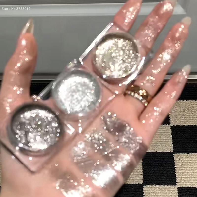 Палитра теней для век Glitter Punk Smoky Black, металлик, темно-серебристые тени для век, хайлайтер, перламутровые пигменты, косметика