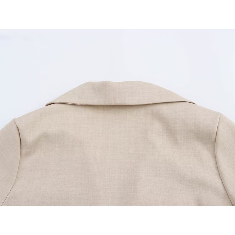 Kaslead New Arrival Women's Clothing Fashion Style Fashion Minimalist Commute Style Long Sleeves Outwear Casual Pants Two-piece Set