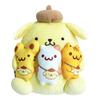 Pompompurin Team Purin All Go for a Big Stuffed Toy Round One Exclusive 33cm Let's Walk! Approx.