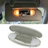 Abodvu Mini Cooper Sun Visor Illuminated Mirror Covers 1 Beige Vanity Mirror Buckle R55/56/60, Cover.