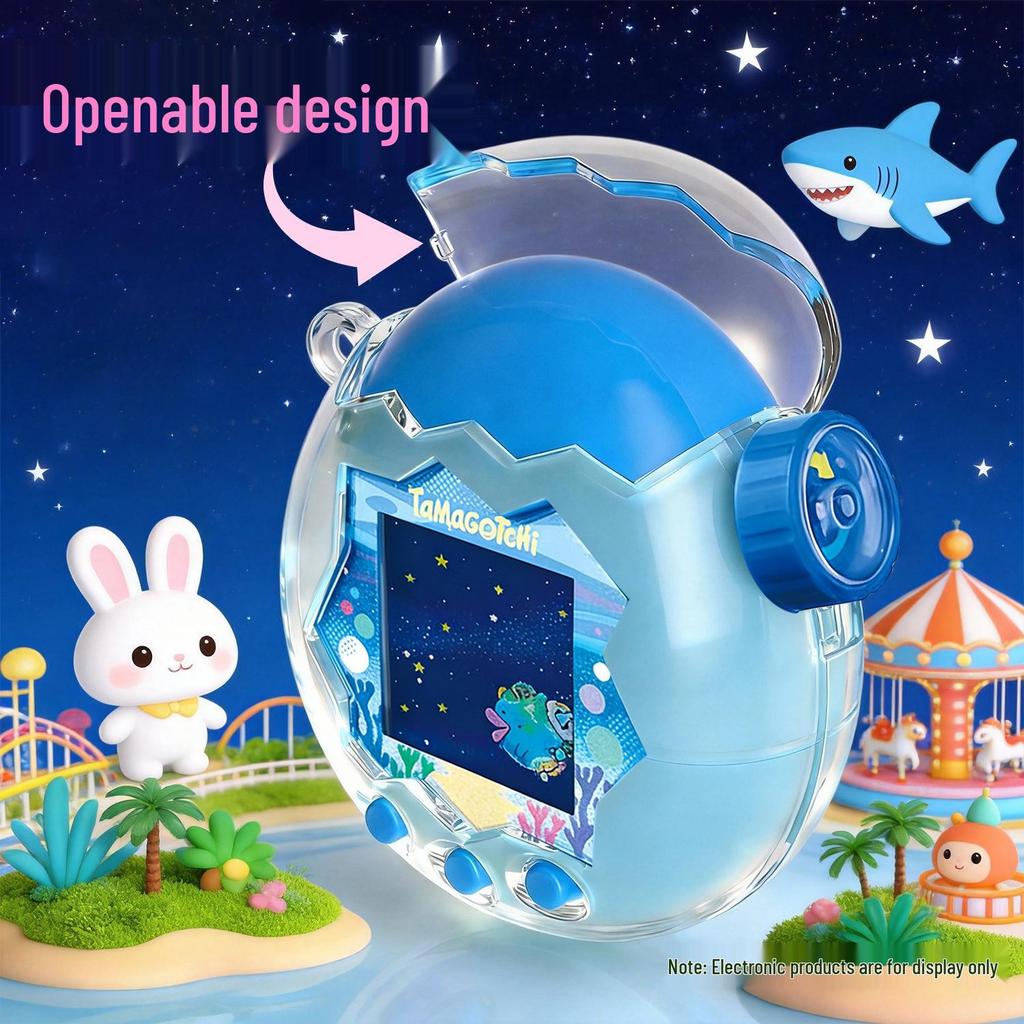 Tamagotchi Счастливый Парк Рай Игра Противоударный Прозрачный Чехол