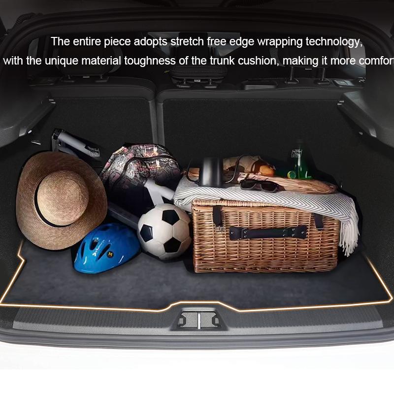 Для Volvo EX30 2024 2025 Наклейка Фланель Замша Задний Коврик Багажника Аксессуары Противогрязевой Коврик для Груза Чехол