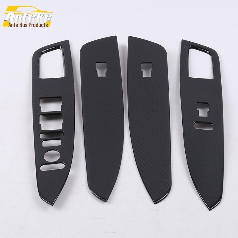 Декоративная панель переключателя стеклоподъемника URV: Наклейка-пайетка на кнопку подлокотника окна автомобиля