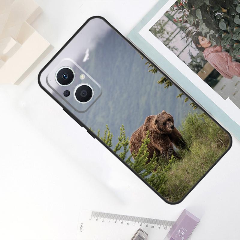 Чехол с изображением гризли для OPPO Reno 8T 4Z 5Z 11F 10 Pro 4 5 6 8 7 Lite OPPO Find X6 X5 Pro X2 X3 Neo