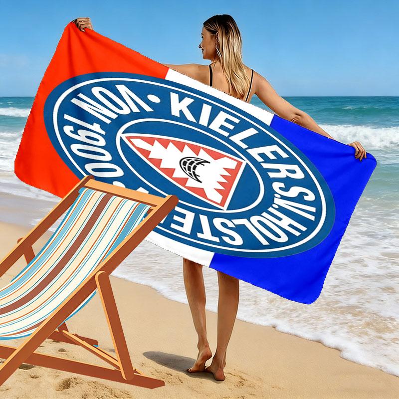 Kiel Pride Print Beach Towel, Large Soft Quick Dry Towel for Beach Camping Swimming