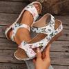 Foreign Trade 2025 Sandals New Color Platform Fashion Independent Station Sandals Large Size Women's Shoes Magic Belt Light Women's Shoes