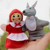 Little Red Riding Hood Big Bad Wolf Finger Puppet Toy Finger Doll Fairy Tale Educational Early Child