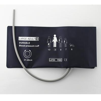 Многоразовая манжета НИАД с одним шлангом, без разъема, нейлоновая манжета НИАД для артериального давления из ТПУ без мочевого пузыря для монитора пациента