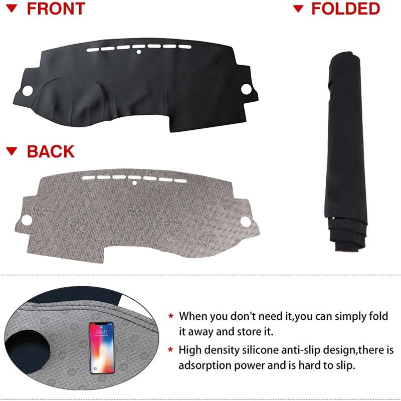 1 шт., чехол для приборной панели автомобиля, нескользящий коврик для приборной панели для Honda CR-V RE1 ~ RE5 RE7 2007 2008 2009 2010 2011 CR V CRV Car