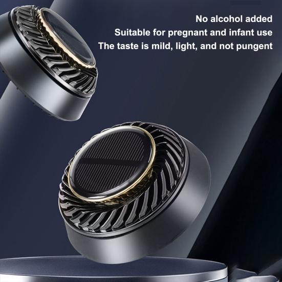 Solar Car Air Freshener Automatic Rotatable Long Lasting Fragrance Air Purifying Auto Aromatherapy Diffuser Ornament Car Interior Accessories