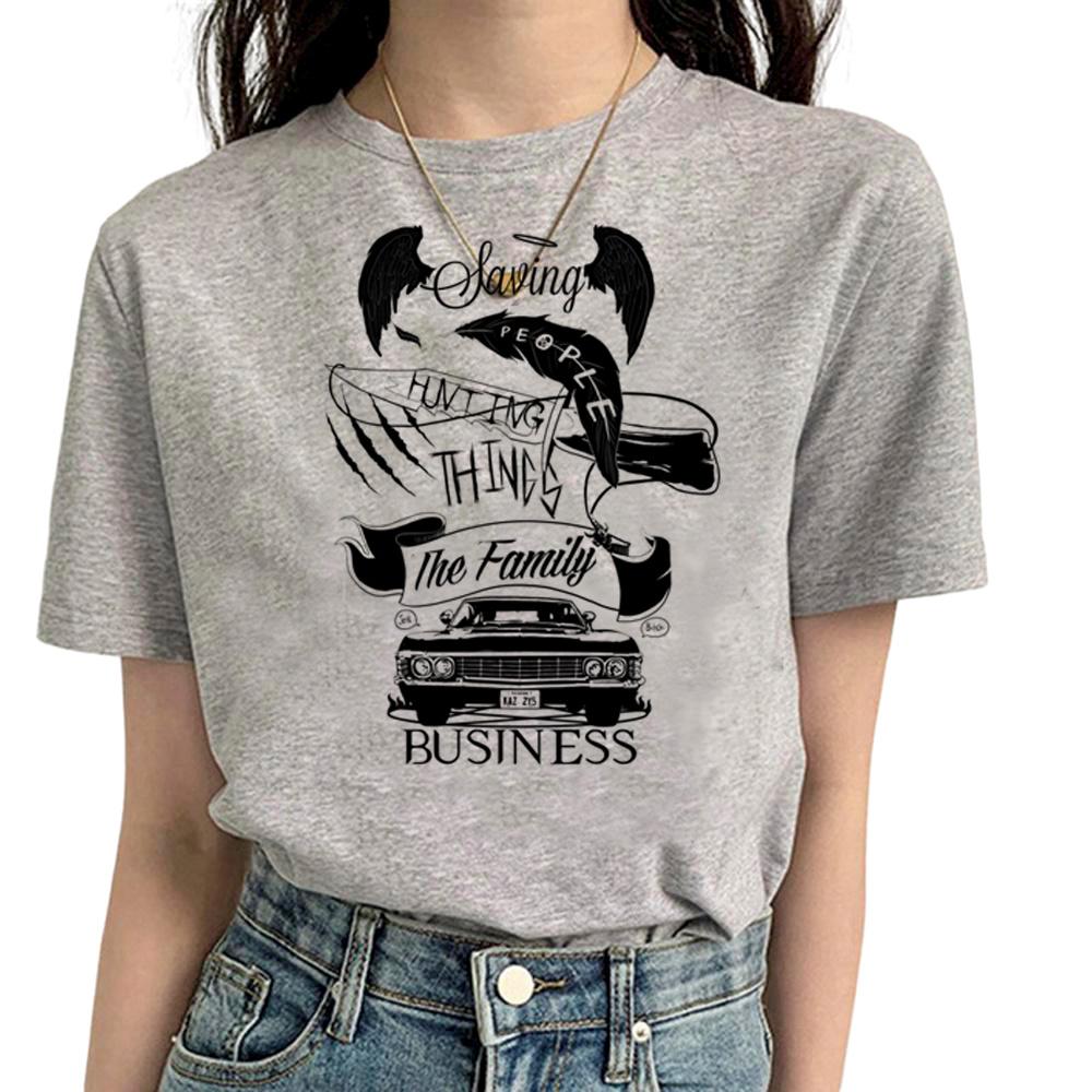 Supernatural tshirt Women streetwear graphic Unisexga tshirts girl funny clothes