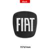 44mm 71mm 75mm 89mm Car Front Rear Logo Auto Grille Emblem sticker steer wheel Accessories For Fiat Abarth 500 Bravo Punto Panda