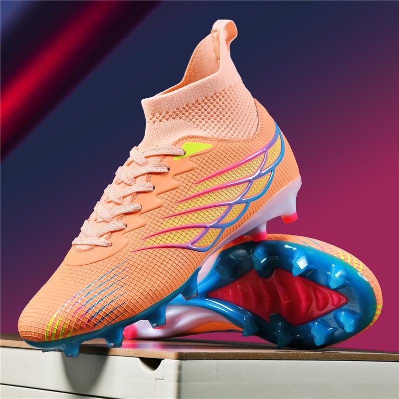 Футбольные бутсы Superfly FG для игры на открытом воздухе Шиповки для футбола Черные Туфли Мягкие Спортивные Профессиональные Обувь Дышащие Удобные Ботинки Большого Размера