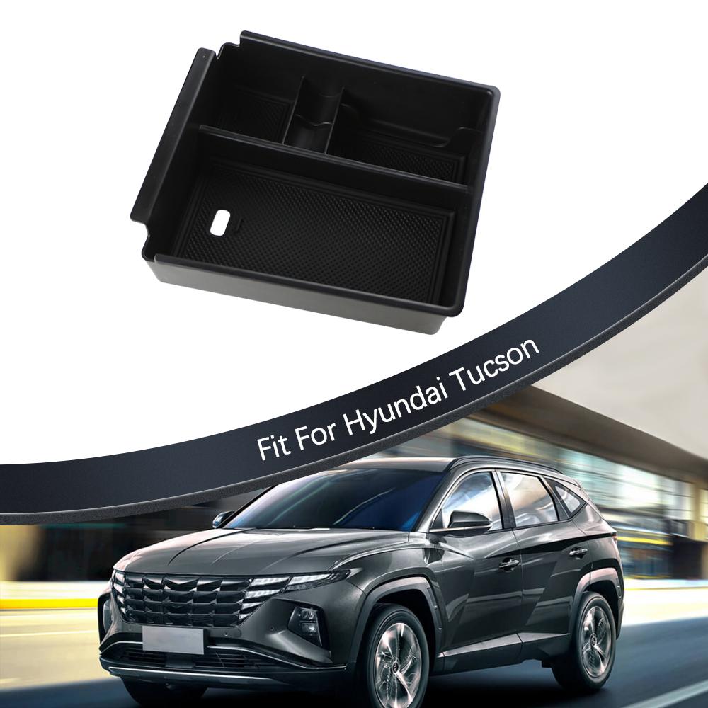 Auto Center Console Storage Box Armrest Box Storage Tray for Hyundai Tucson NX4 2021 2022 2023 ABS Auto Interior Accessories
