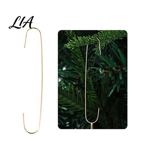 Decorative Hangers for Christmas Trees Ornament Hooks, Metal Wire Hanging Hook, C-Shaped Hooks Ornaments Hanger Tree Decoration, Garland Balls