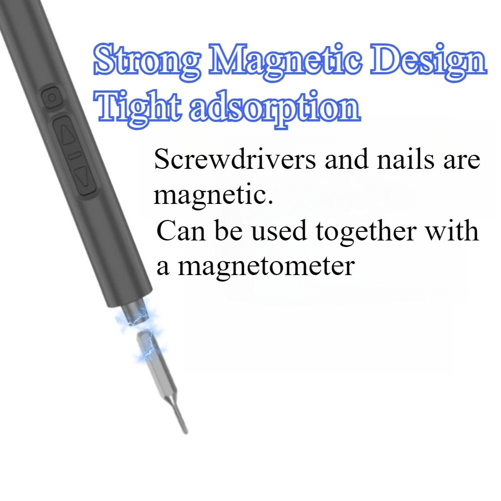 Набор прецизионных электрических отверток 28 в 1 с 24 магнитными битами, 2-ступенчатой регулировкой скорости, мини-электроинструмент, мини-дрель, электроинструменты