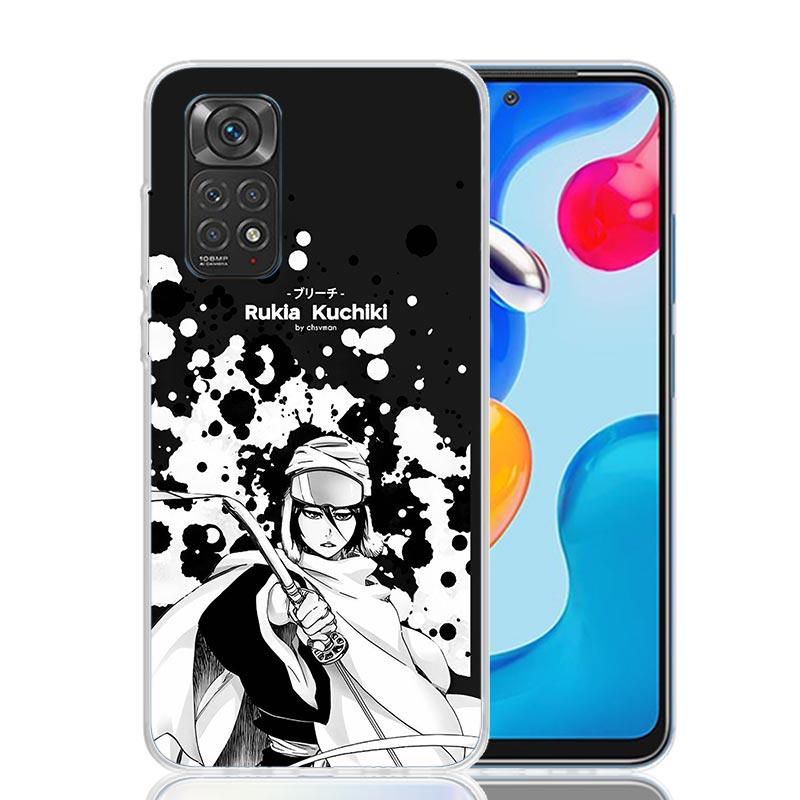 Чехол для телефона Bleach Кучики Рукия для Xiaomi Redmi Note 15 14 13 12S 12 Pro Plus 11S 11E 11 11T 10S 10 Арт Мягкий Чехол с Рисунком Redm