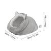 Cozy Cat Slipper Bed Cute Covered Cat Bed Washable Adorable Warm Soothing Pet Beds With Non-Slip Bottom For Dogs & Cats