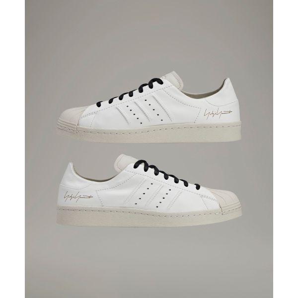 adidas Y-3 Superstar Talc черные кроссовки унисекс белые Core-White JQ5002
