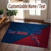 Custom Rug Bolton Wanderers FC Pattern Print Name Text Soft Non‑Slip Floor Carpet for Home Indoor Decoration