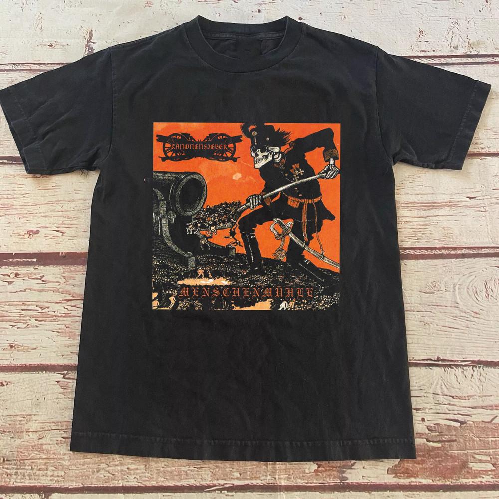 Kanonenfieber Band Menschenmühle Avantgarde Noisebringer T Shirt Full Size S-5XL