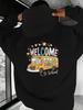 Hoodie - Back To School Graphic Pullover Sweatshirt