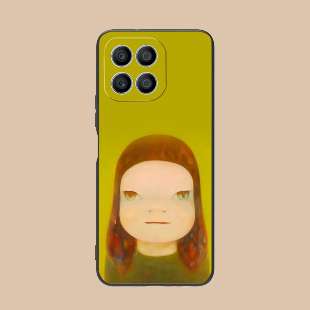 Чехол для телефона в стиле аниме Ёситомо Нара для Honor 90 80 70 60 50 30 20 10 9 8 7 Pro S SE Lite 5G Цветной печатный чехол Красивый чехол